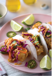 Fish Tacos w/ Jicama Wraps